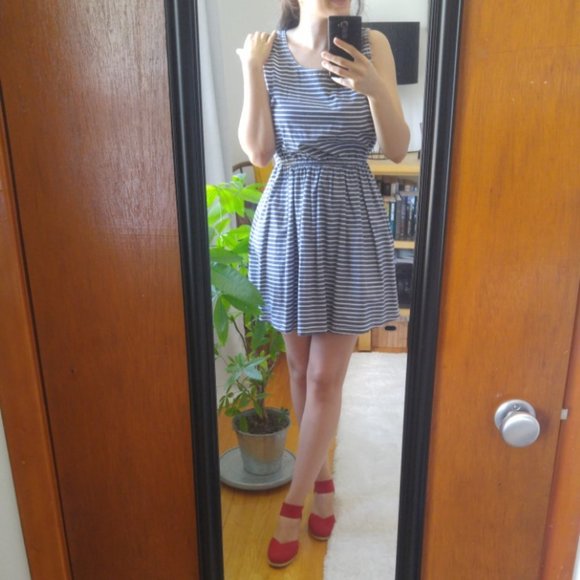 Superdry Dresses & Skirts - SOLD; Superdry Nautical Stripe Cotton Dress